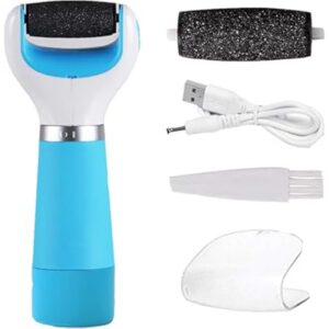 sowflygo electric foot file callus remover foot scrub pedicure kit tools rechargeable electronic fe 105.79